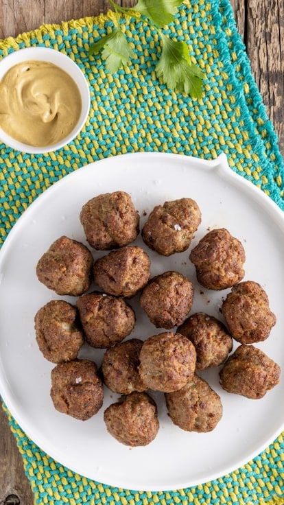 Polpette di carne con friggitrice ad aria