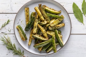 Preparazione Zucchine con friggitrice ad aria - Fase 3