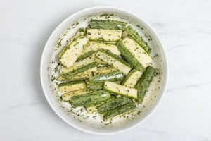 Preparazione Zucchine con friggitrice ad aria - Fase 2