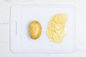Preparazione Chips di patate al forno - Fase 1