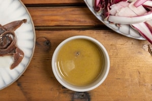 Preparazione Insalata di radicchio e acciughe - Fase 2