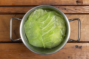 Preparazione Involtini di verza con la carne  - Fase 1