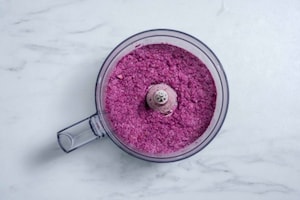 Preparazione Pesto di cavolo viola vegano - Fase 2