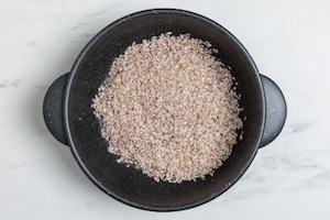 Preparazione Risotto al radicchio e gorgonzola - Fase 4