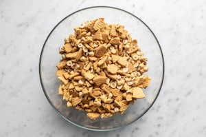 Preparazione Torta salame di cioccolato  - Fase 1