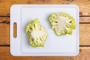 Preparazione Broccolo romanesco al forno - Fase 1