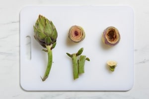 Preparazione Carciofi ripieni di cotechino - Fase 1