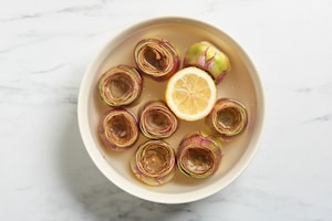 Preparazione Carciofi ripieni di cotechino - Fase 1