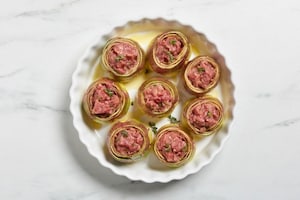 Preparazione Carciofi ripieni di cotechino - Fase 5