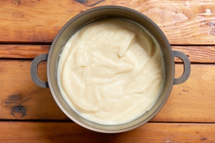 Preparazione Crema di sedano rapa  - Fase 4 Preparazione Crema di sedano rapa  - Fase 4