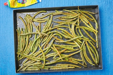Fagiolini al forno con harissa