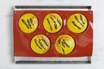 Preparazione Flan di asparagi - Fase 6 Preparazione Flan di asparagi - Fase 6