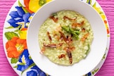 Risotto asparagi e speck