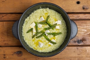 Preparazione Risotto asparagi e speck - Fase 6