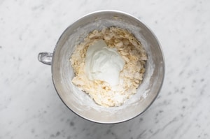 Preparazione Torta in teglia ai mirtilli - Fase 3