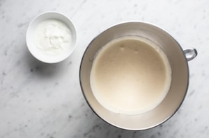 Preparazione Torta versata alla ricotta e gocce di cioccolato - Fase 1