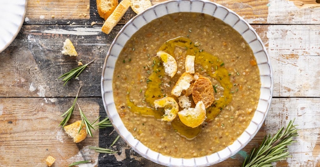 Ricetta Zuppa di lenticchie Cucchiaio d'Argento