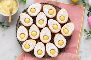 Preparazione Biscotti uovo di Pasqua con crema pasticciera - Fase 5