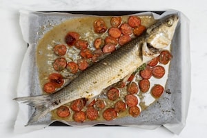 Preparazione Cefalo al forno  - Fase 5