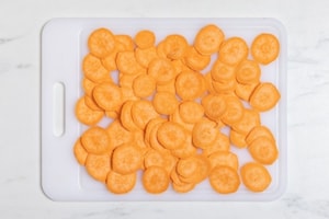 Preparazione Chips di patate dolci - Fase 1