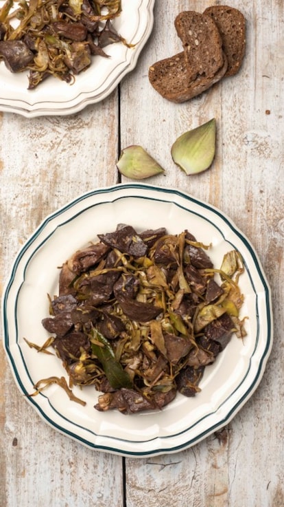 Coratella con carciofi