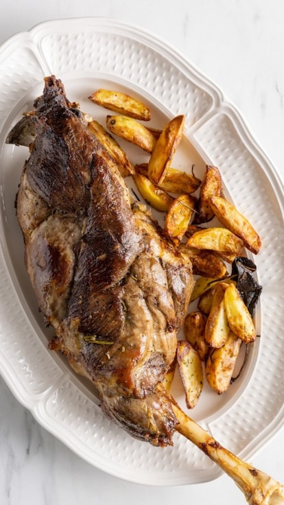 Cosciotto di agnello al forno