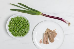 Preparazione Pasta tonno e piselli - Fase 1
