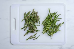 Preparazione Risotto agli asparagi selvatici - Fase 1