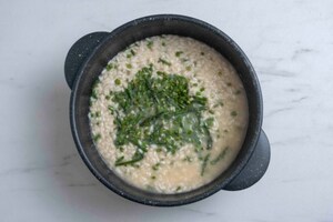 Preparazione Risotto agli asparagi selvatici - Fase 4