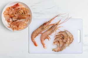 Preparazione Risotto asparagi e gamberi - Fase 1