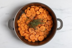 Preparazione Risotto con carote e blue cheese - Fase 2