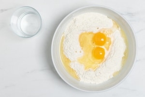 Preparazione Strudel al cavolo viola, mele e formaggio - Fase 1