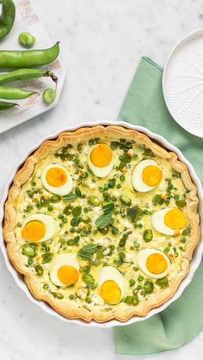 Torta salata di Pasqua con uova