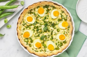 Preparazione Torta salata di Pasqua con uova - Fase 4