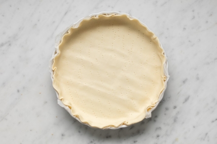 Preparazione Torta salata di Pasqua con uova - Fase 3 Preparazione Torta salata di Pasqua con uova - Fase 3