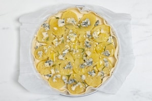 Preparazione Torta salata patate e gorgonzola - Fase 4