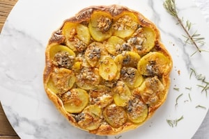 Preparazione Torta salata patate e gorgonzola - Fase 4