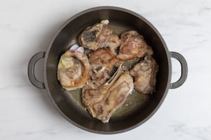 Preparazione Agnello in umido - Fase 2