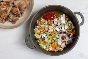 Preparazione Agnello in umido - Fase 3