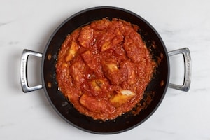 Preparazione Baccalà alla livornese - Fase 3