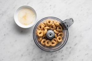 Preparazione Cheesecake monoporzione agli asparagi - Fase 1