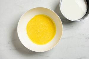 Preparazione Flan parisien al cioccolato - Fase 1