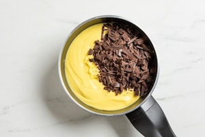 Preparazione Flan parisien al cioccolato - Fase 4