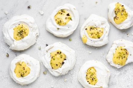 Meringhe al lemon curd