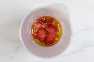 Preparazione Mini cheesecake con pomodorini - Fase 1