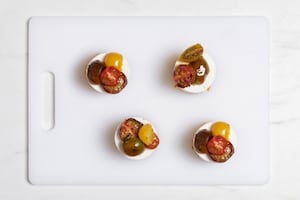 Preparazione Mini cheesecake con pomodorini - Fase 6