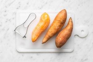 Preparazione Plumcake alle patate dolci - Fase 1