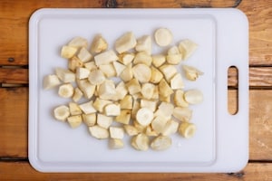 Preparazione Topinambur in padella - Fase 2