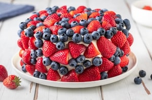 Preparazione Torta scenografica con le fragole - Fase 5