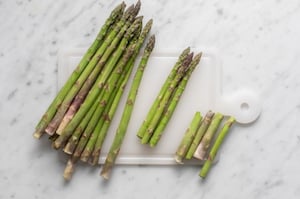 Preparazione Asparagi con feta - Fase 1